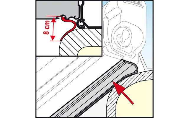 Fiamma Rain Guard Lower 1 Fiamma Rain Guard Lower