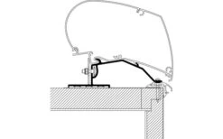 Thule Caravan Omnistor 6200 / 6300 / 9200 Markisenadapter Dachmontage 3,0 M -ZeltTraum Deutschland Verkaufs-Shop 357758 2544050
