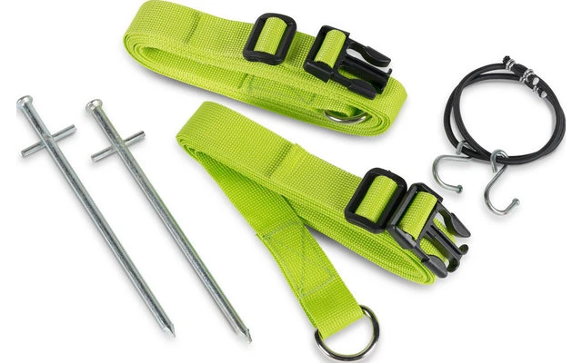 Dometic Kampa Sturmbandset Für Vorzelte 4-tlg. Grau 1 Dometic Kampa Sturmbandset Für Vorzelte 4-tlg. Grau