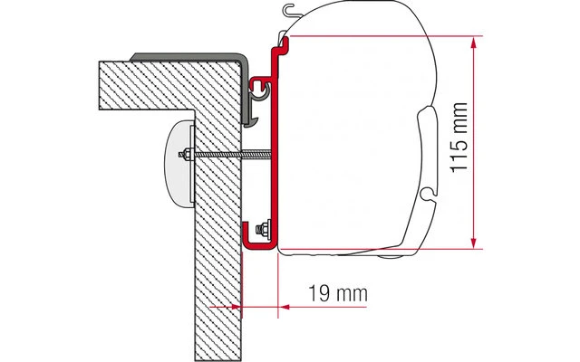 Fiamma Kit Rapido Serie 9 Halterung Für F45 1 Fiamma Kit Rapido Serie 9 Halterung Für F45