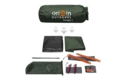 Origin Outdoors Snugly Kuppelzelt 1 Person -ZeltTraum Deutschland Verkaufs-Shop 528651 3493432