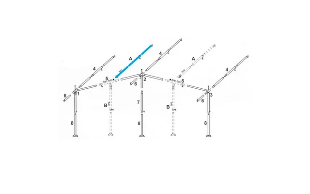 Brand Zusatzgestänge Für Vorzelte Und Zelte Dachstange Gebogen Stahl 25 Mm Länge 210 - 255 Mm 5 Brand Zusatzgestänge Für Vorzelte Und Zelte Dachstange Gebogen Stahl 25 Mm Länge 210 - 255 Mm - Image 5