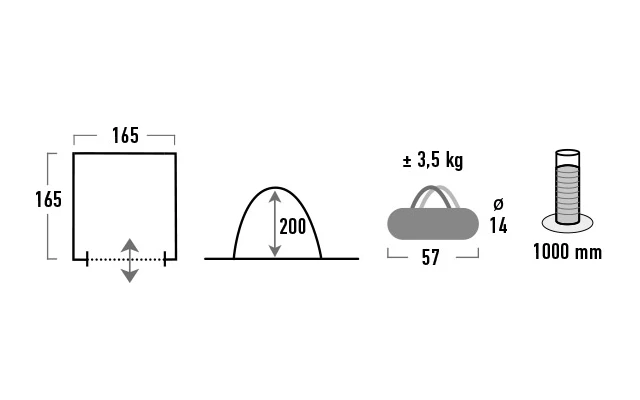 High Peak Mehrzweckzelt Lido 5 High Peak Mehrzweckzelt Lido - Image 5