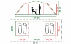Coleman Spruce Falls 4 Tunnelzelt 9 Coleman Spruce Falls 4 Tunnelzelt -ZeltTraum Deutschland Verkaufs-Shop 629239 4441127