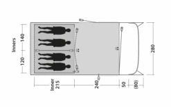Outwell Greenwood 4 Tunnelzelt -ZeltTraum Deutschland Verkaufs-Shop 748523 5009078
