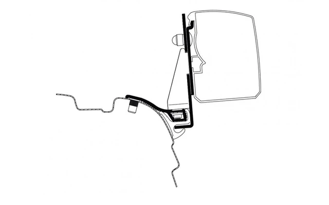 Thule Adapter T 3200 VW T5/T6 Minivan Multi Rail Kurzer Radstand 1 Thule Adapter T 3200 VW T5/T6 Minivan Multi Rail Kurzer Radstand