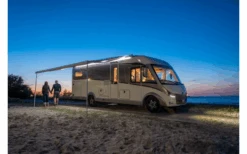 Fiamma F80L 450 Markise Gehäusefarbe Titanium Tuchfarbe Royal Blue 450 Cm -ZeltTraum Deutschland Verkaufs-Shop 804113 5265611