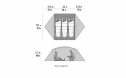 MSR Mutha Hubba NX V2 3 Personen Weiß -ZeltTraum Deutschland Verkaufs-Shop 819866 5300270