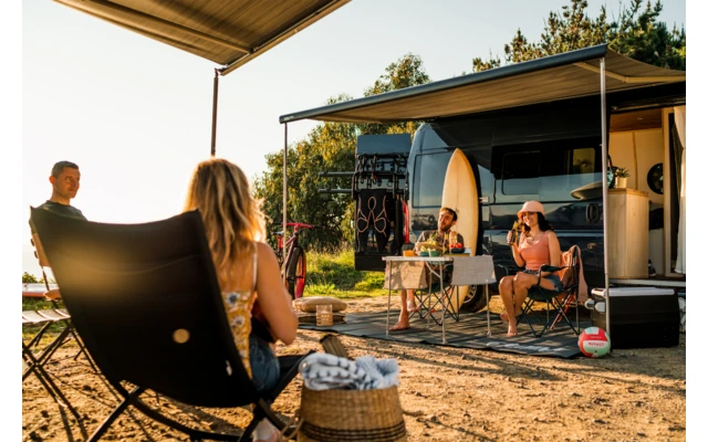 Fiamma F80s Ducato 320 Markise Gehäusefarbe Deep Black Tuchfarbe Royal Grey 320 Cm 3 Fiamma F80s Ducato 320 Markise Gehäusefarbe Deep Black Tuchfarbe Royal Grey 320 Cm - Image 3